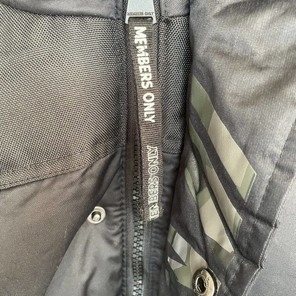 Members Only Women’s Heavy Snorkel Oversized Jacket Black Size Large MM070411 - Picture 6 of 13